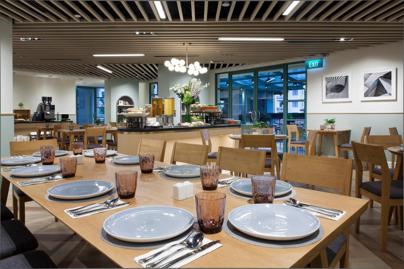 Fraser Place Robertson Walk Singapore Exteriör bild The dining room at the new building